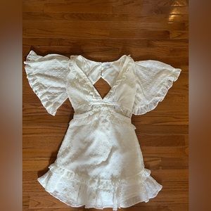 White Selfie Leslie Mini Dress
